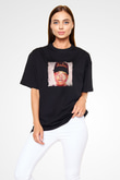 Chance The Rapper Baskılı Unisex Oversize Siyah Tişört