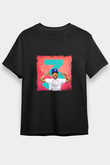 Chance The Rapper Baskılı Unisex Siyah Tişört