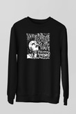 Chaos UK Baskılı Unisex Siyah Sweatshirt