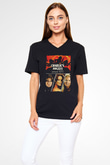 Charlie's Angels Siyah Unisex  V Yaka Tişört