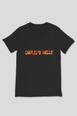 Charlie's Angels Siyah Unisex  V Yaka Tişört