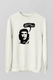 Che Guevara Beyaz Unisex Sweatshirt