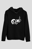Che Guevara Siyah Unisex Hoodie