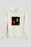 Che Guevara Unisex Baskılı Beyaz Kapüşonlu Sweatshirt