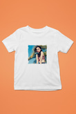 Cher Lloyd Baskılı Unisex Beyaz Çocuk Tişört