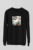 Cher Lloyd Baskılı Unisex Siyah Sweatshirt
