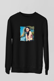 Cher Lloyd Baskılı Unisex Siyah Sweatshirt