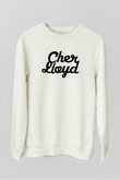 Cher Lloyd Beyaz Unisex Sweatshirt