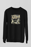 Chicago Baskılı Unisex Siyah Sweatshirt