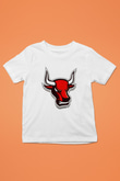 Chicago Bulls Baskılı Beyaz Unisex Çocuk Tişört