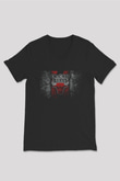 Chicago Bulls Siyah Unisex V Yaka Tişört
