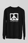 Chickenfoot Baskılı Unisex Siyah Sweatshirt