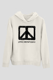 Chickenfoot Beyaz Unisex Kapüşonlu Sweatshirt