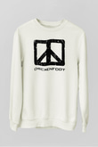 Chickenfoot Beyaz Unisex Sweatshirt
