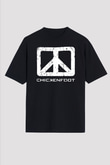 Chickenfoot Siyah Unisex Oversize Tişört T-Shirt