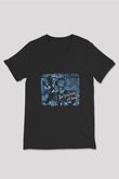 Children of Bodom Baskılı Unisex Siyah V Yaka Tişört