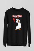 Chilly Willy Siyah Unisex  Sweatshirt
