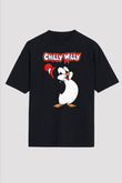 Chilly Willy Siyah Unisex Tişört