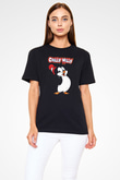 Chilly Willy Siyah Unisex Tişört