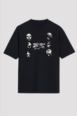 Chimaira Siyah Unisex Oversize Tişört T-Shirt