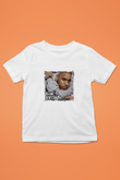 Chris Brown Baskılı Unisex Beyaz Çocuk Tişört