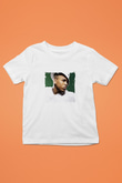 Chris Brown Baskılı Unisex Beyaz Çocuk Tişört