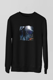 Chris Brown Baskılı Unisex Siyah Sweatshirt