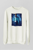 Chris Brown Beyaz Unisex Sweatshirt
