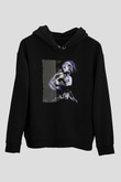 Chris Brown Siyah Unisex Kapüşonlu Sweatshirt