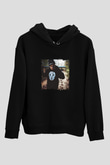 Chris Webby Baskılı Unisex Siyah Hoodie