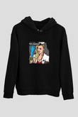 Chris Webby Baskılı Unisex Siyah Hoodie