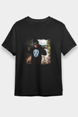 Chris Webby Baskılı Unisex Siyah Tişört