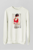 Chris Webby Beyaz Unisex Sweatshirt