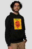 Chuckie Siyah Unisex Kapüşonlu Sweatshirt