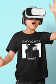 CHVRCHES Baskılı Siyah Unisex Çocuk Tişört