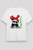 Çin Beyaz Unisex Tişört T-Shirt - TişörtFabrikası