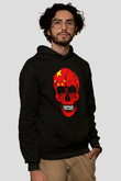Çin Siyah Unisex Hoodie