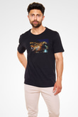 Cinque Terre Siyah Unisex Tişört T-Shirt - TişörtFabrikası