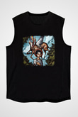 Circa Survive Baskılı Unisex Siyah Kolsuz Tişört