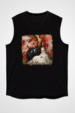 Circa Survive Baskılı Unisex Siyah Kolsuz Tişört