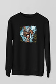 Circa Survive Baskılı Unisex Siyah Sweatshirt