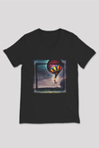 Circa Survive Baskılı Unisex Siyah V Yaka Tişört