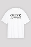 Circa Survive Beyaz Unisex Oversize Tişört T-Shirt