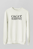 Circa Survive Beyaz Unisex Sweatshirt