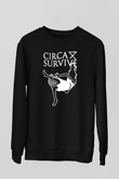 Circa Survive Siyah Unisex Sweatshirt