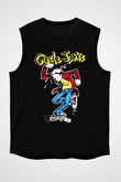 Circle Jerks Siyah Unisex Kolsuz Tişört