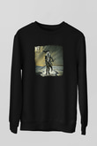 Cirith Ungol Baskılı Unisex Siyah Sweatshirt