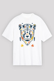 Çita Beyaz Unisex Tişört T-Shirt - TişörtFabrikası