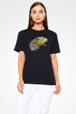 Çita Siyah Unisex Tişört T-Shirt - TişörtFabrikası