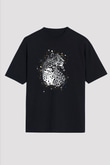 Çita Siyah Unisex Tişört T-Shirt - TişörtFabrikası